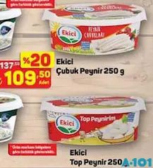 EKİCİ ÇUBUK PEYNİR 250 GR fiyat ve kampanya bilgisi